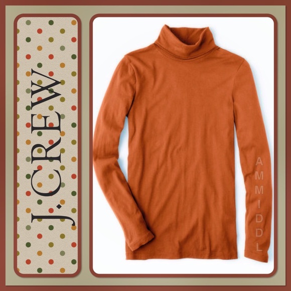 🆕J. CREW Tissue Turtleneck T-shirt - Picture 3 of 4