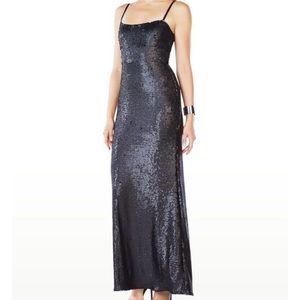 Bcbg sequin gown