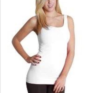 White nikibiki jersey tank