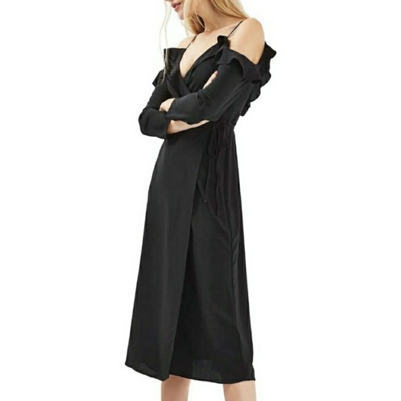 Topshop Dresses & Skirts - Sz2 NWT TopShop Chiffon Wrap Dress