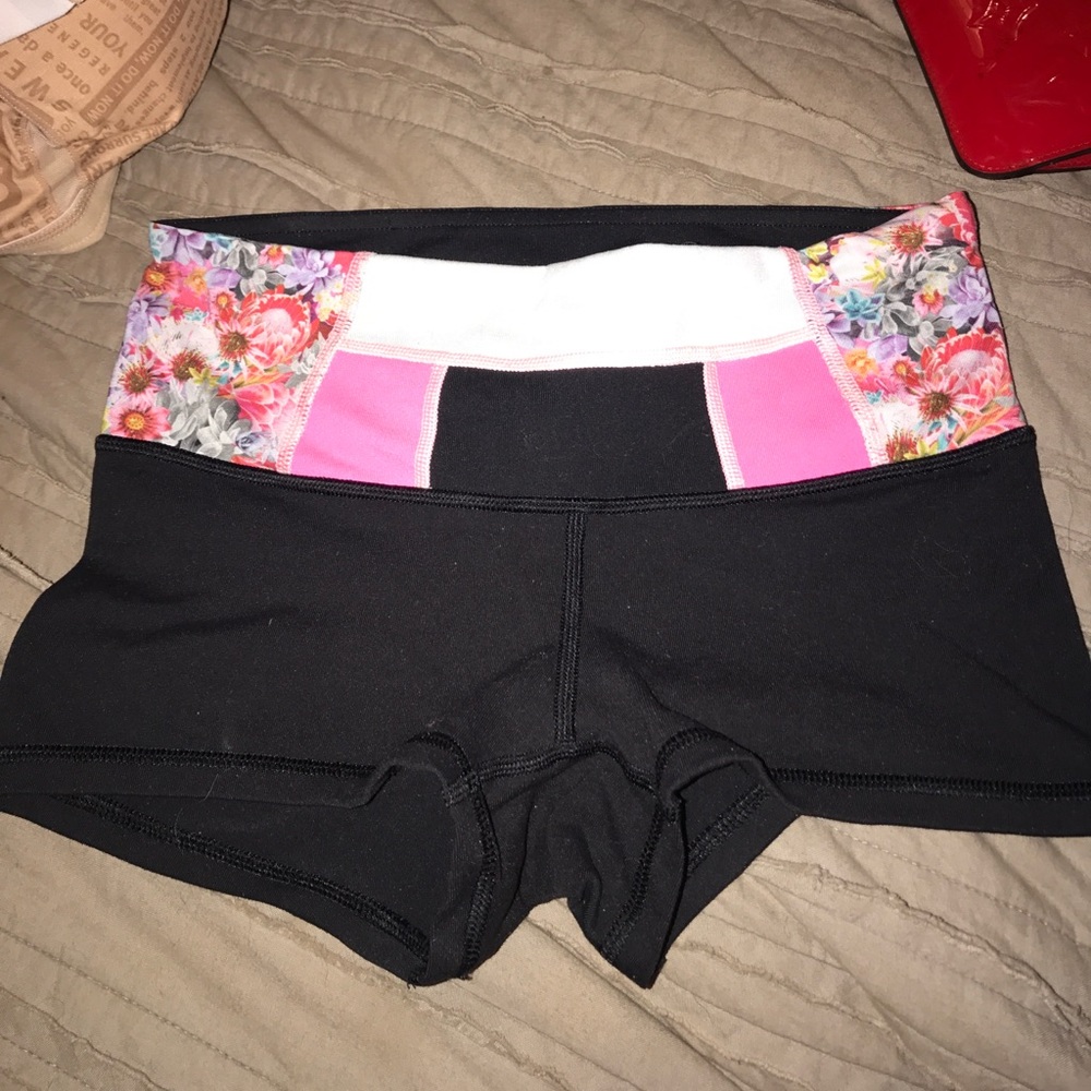 Reversible lululemon yoga shorts
