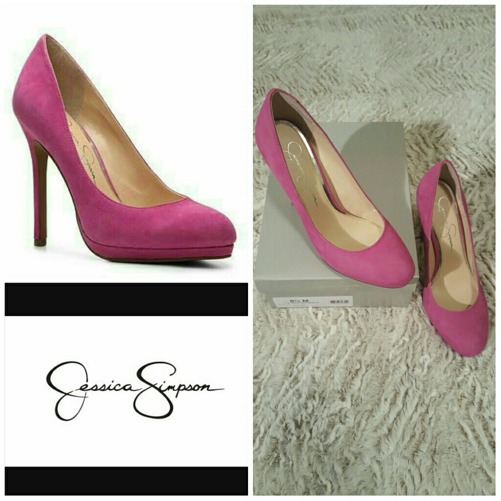 Pink Suede Pumps