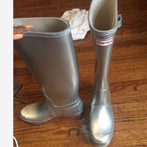 Size 8 hunter boots women's