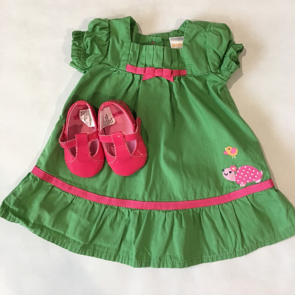 Gymboree dress and shoes