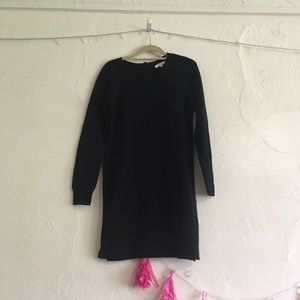 Madewell black sweater dress