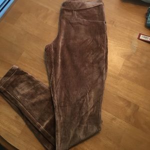 Corduroy leggings