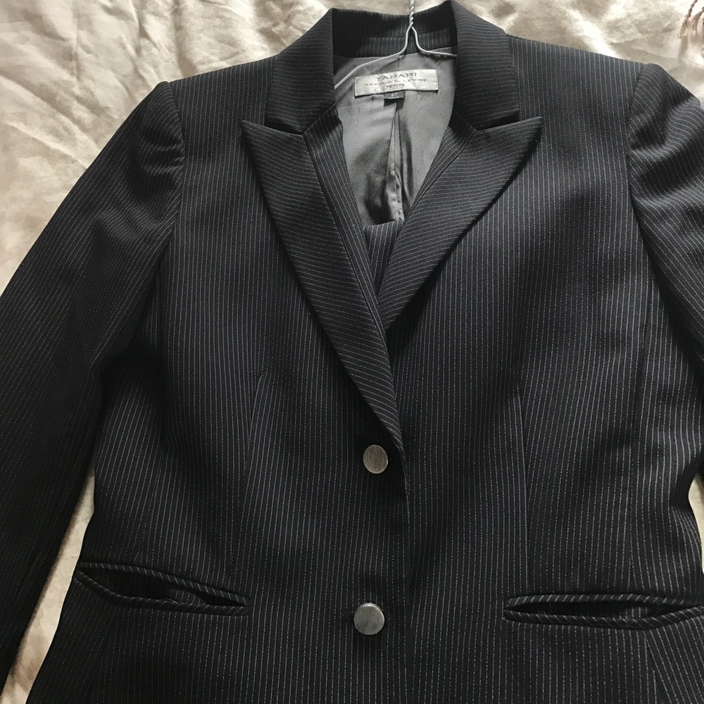 Pinstripe Pants Suit