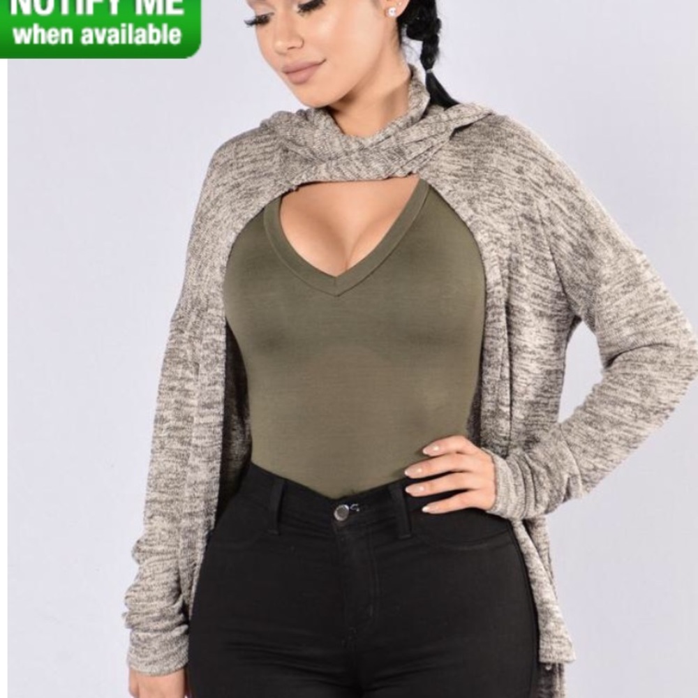 Fashion Nova Wrap Sweater