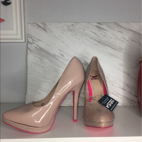pink bottom high heels