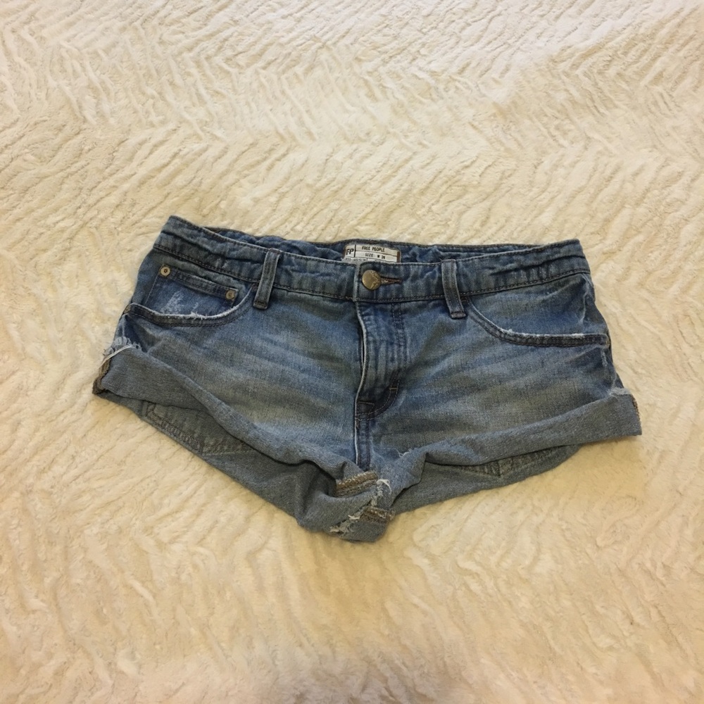 Free People Denim Shorts