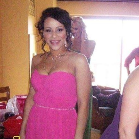 Bari Jay (style no. 916) Hot Pink Formal Gown - Picture 4 of 4