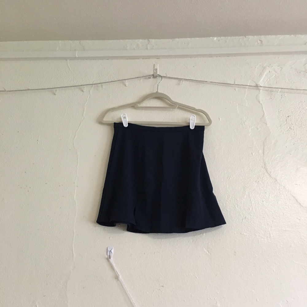Navy American apparel mini skirt