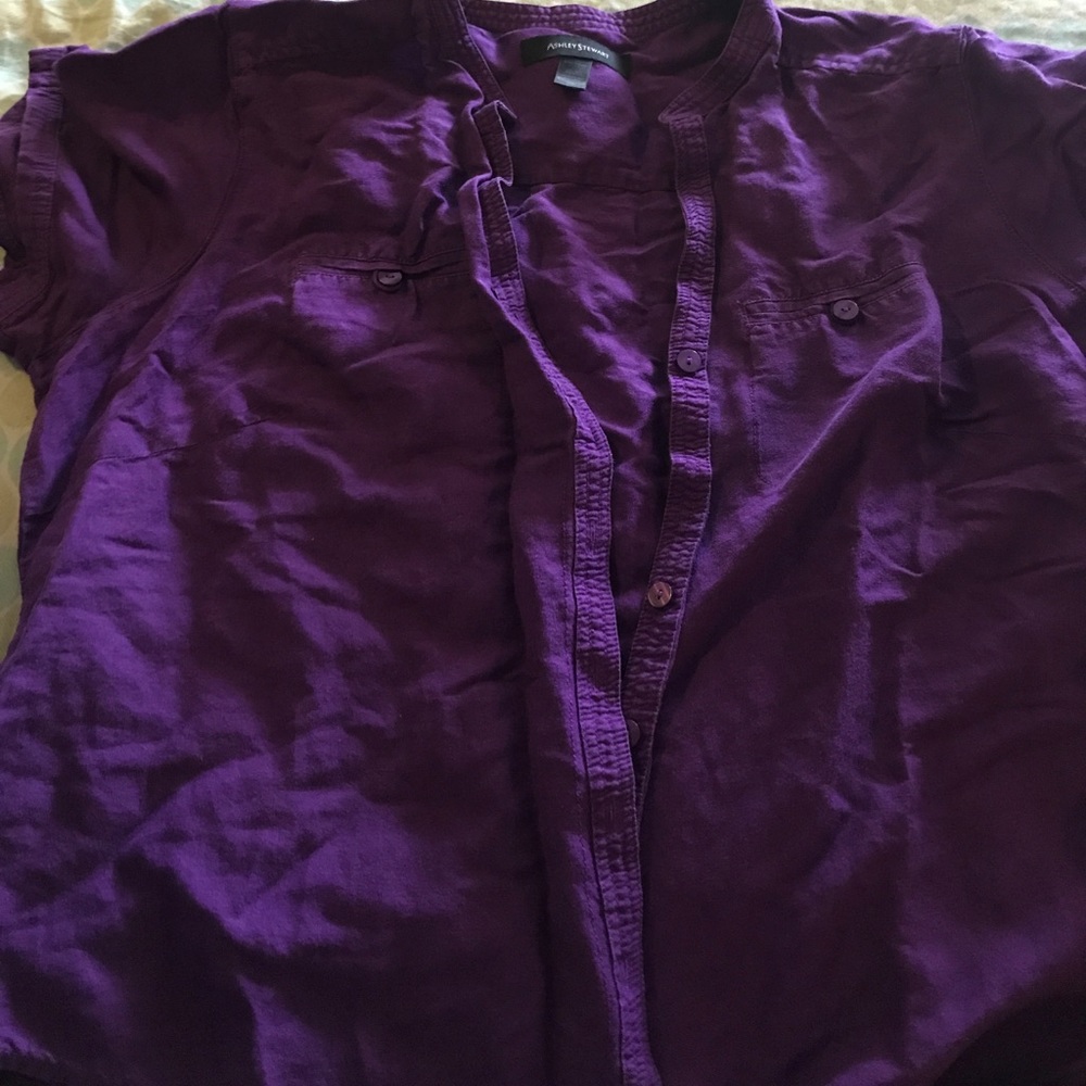 Ashley's Stewart button up shirt