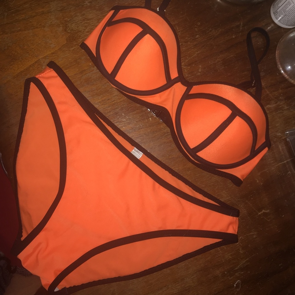 Two piece swim suit