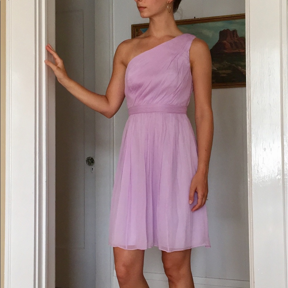 J. CREW//Lavender One-shoulder Dress