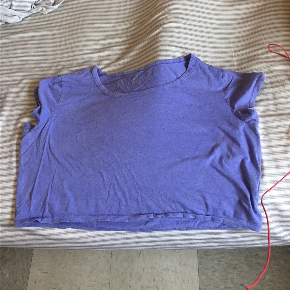 Lavender Crop Top