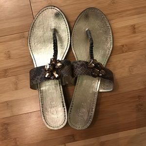 LOFT Frenchie demi wedge sandal