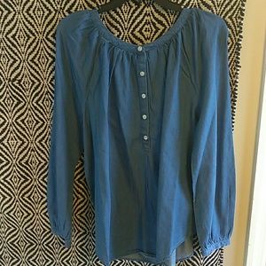 Very nice denim top Faded Glory