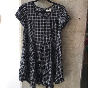 Silence + Noise Black and White Dress