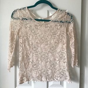 Pins and Needles Lace Top