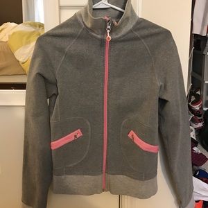 Lululemon cotton sweatshirt jacket size 10
