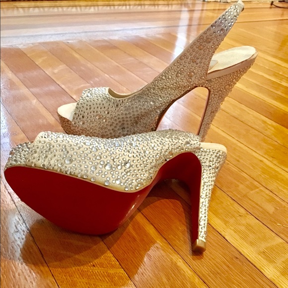 Shoes Red Bottom Shoes Rhinestone Prom Wedding Poshmark