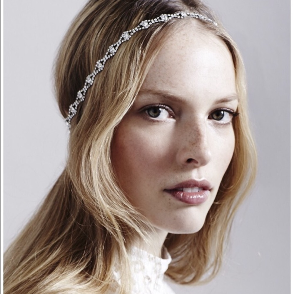 Jennifer Behr ROSITA TINY CRYSTAL SCALLOP HEADWRAP