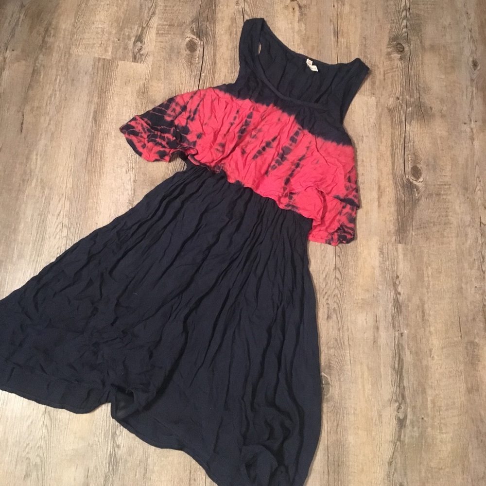Blue & Red Dress! SMALL