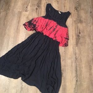 Blue & Red Dress! SMALL