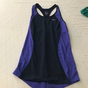 Brand new Purple and Black Nike tank top