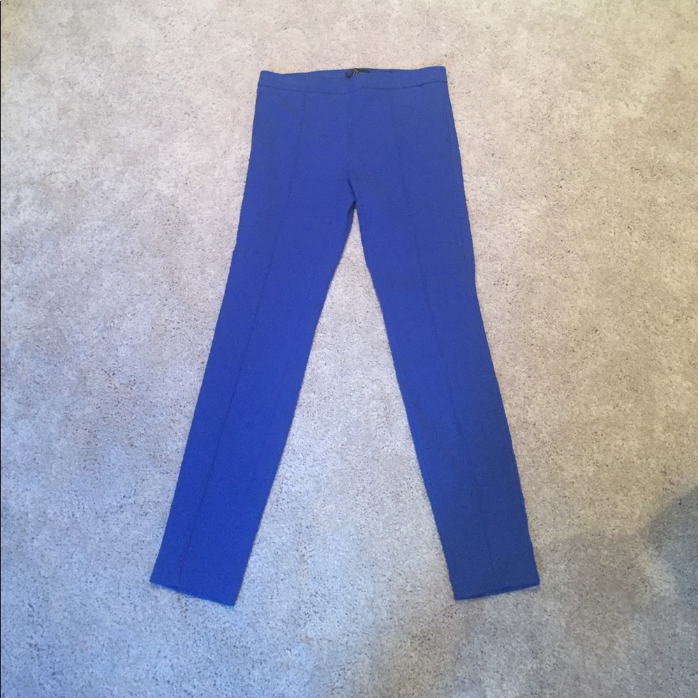 Blue crop pants