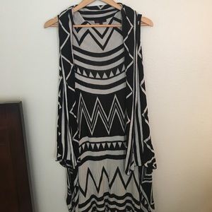 T/O Sweaters Long Cardigan