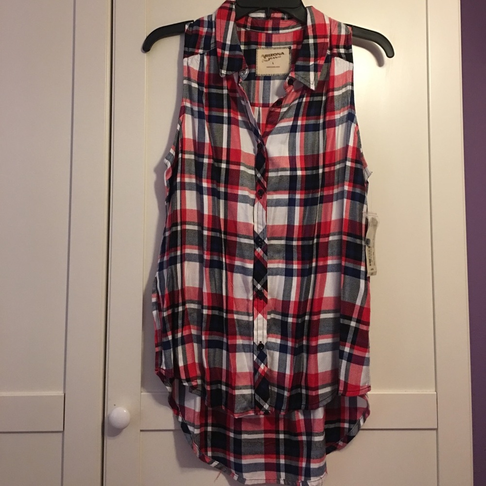 Summer spring Plaid, sleeveless, sale