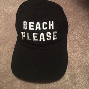 Victoria's Secret pink beach please hat