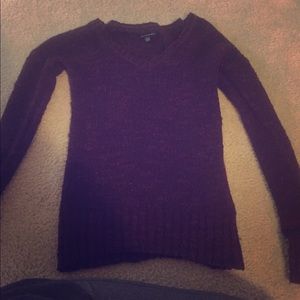 Dark purple sweater