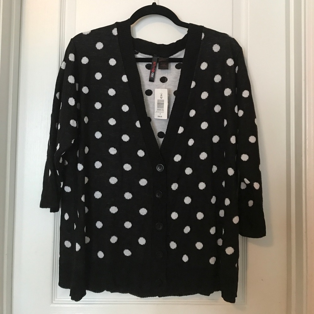 Polka Dot Cardigan
