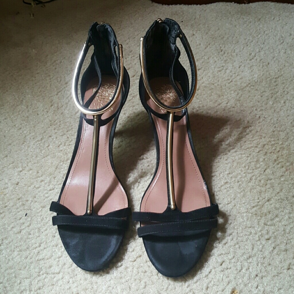 Vince Camuto black Mitzy Pump Sandals