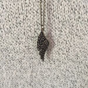 Bronze wing necklace