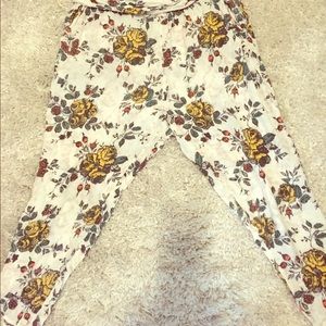 Free people Floral Harlem pants