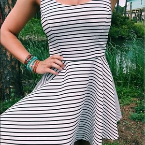 Black & White Mini Dress