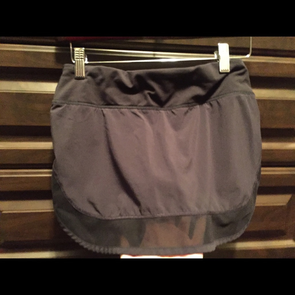 Lulu lemon black tennis skirt