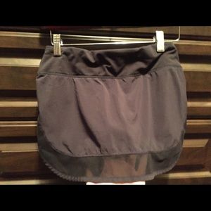 Lulu lemon black tennis skirt