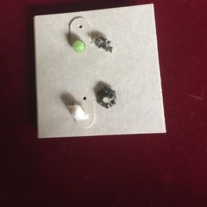 FP movement by Free People mix and match post earrings two pairs