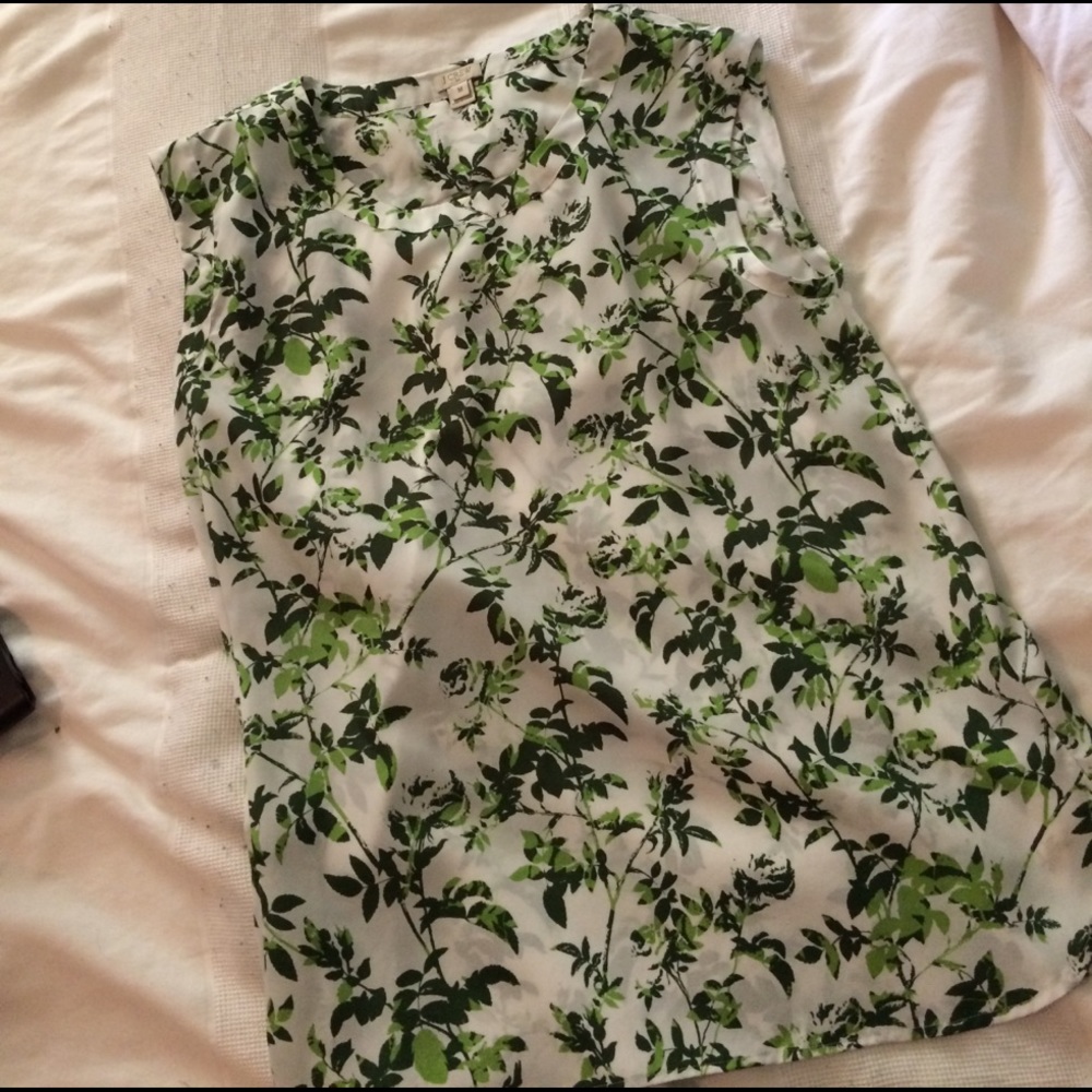 J Crew sleeveless shirt