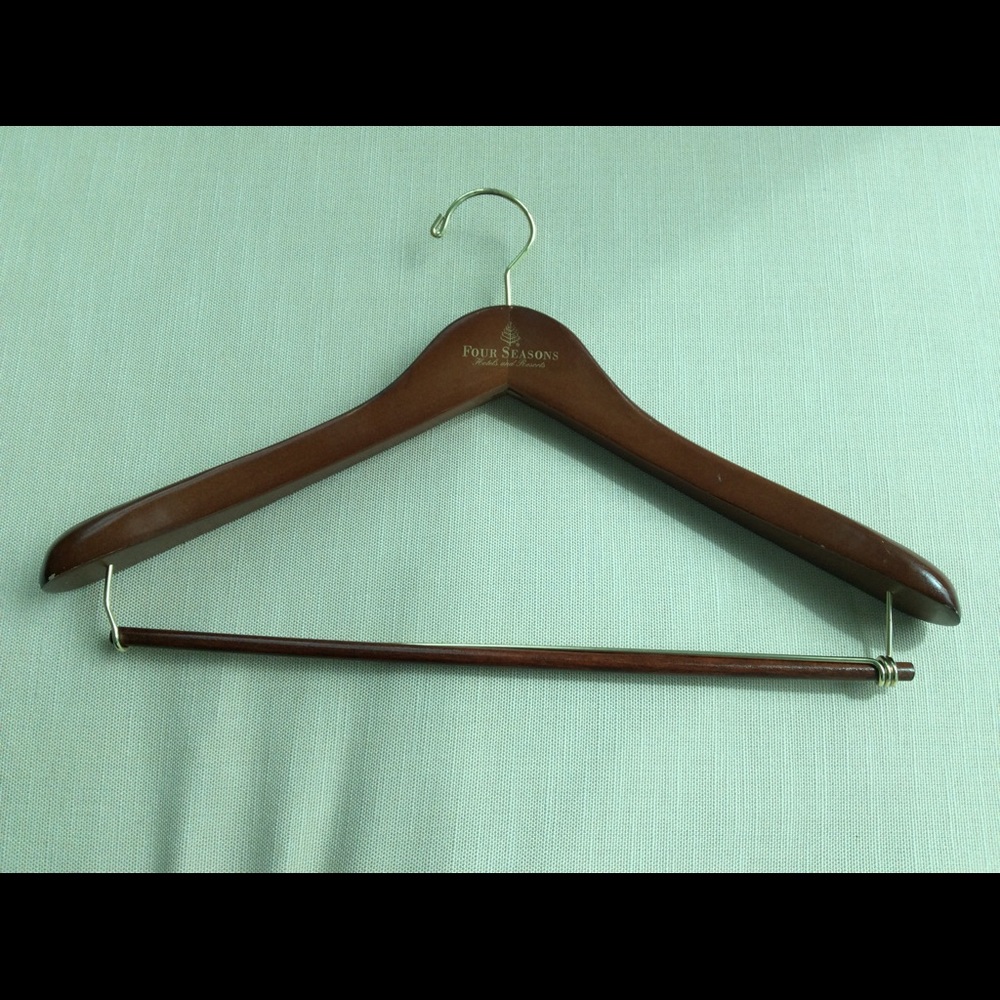 Four Seasons Hotels and Resorts Dark Wood Hanger (Gift with Purchase)