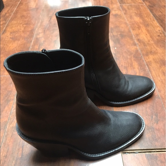 **SOLD - Ann Dememeulemeester Ankle Zip Boots, Black, 37.5 - Picture 5 of 7