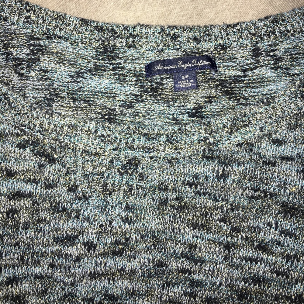 Small American Eagle navy blue sweater - Picture 3 of 4