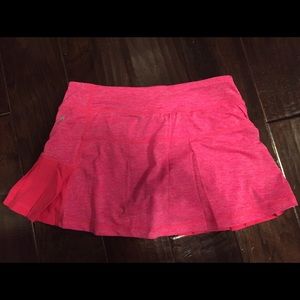 Pink Head tennis skirt
