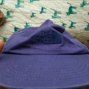 Purple vintage the northface canvas ball cap
