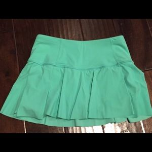 Lulu lemon aqua tennis skirt